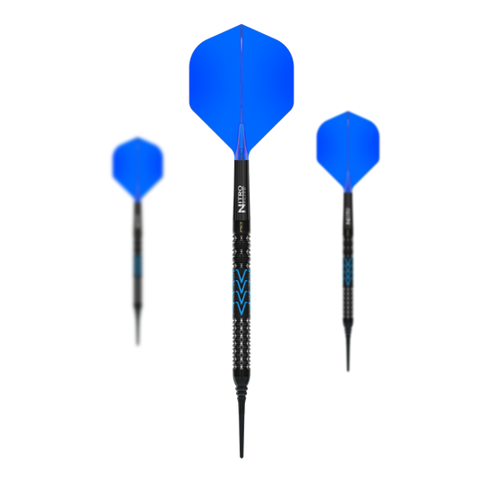 Red Dragon Amp Tapered Soft Darts - 20g Das Bild zeigt die Red Dragon Amp Tapered Softdarts mit 20g Gewicht. Diese Softdarts sind für Präzision und Leistung entworfen.