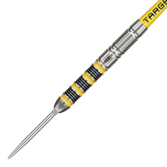 Target Buzz 01 Swiss Points steel darts Abgebildet ist Target Buzz 01 Swiss Points Steeldarts. Diese Steeldarts sind für professionelle Dartspieler geeignet.