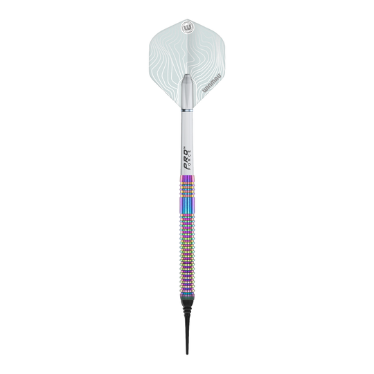 Abgebildet sind Winmau Solaris Urban Softdarts mit 21g. Die Darts sind speziell für das Softdart-Spiel konzipiert.