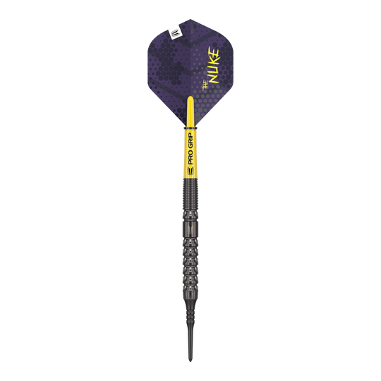 Target Luke Littler GEN1 Soft Darts - 19g Das Bild zeigt ein Dart-Produkt. Es trägt den Dateinamen '210324_Target_Luke_Littler_GEN1_Softdarts_1'.