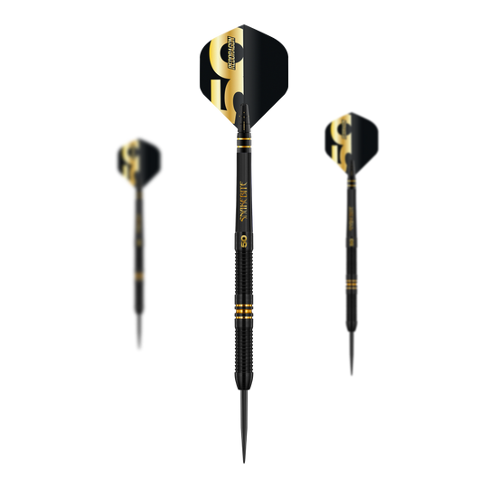 Red Dragon Peter Wright 50 Years Player Limited Edition Steeldarts - 21g Das Bild zeigt die Red Dragon Peter Wright 50 Years Player Limited Edition Steeldarts mit 21g. Diese Darts sind eine spezielle Jubiläumsausgabe zu Ehren von Peter Wright.