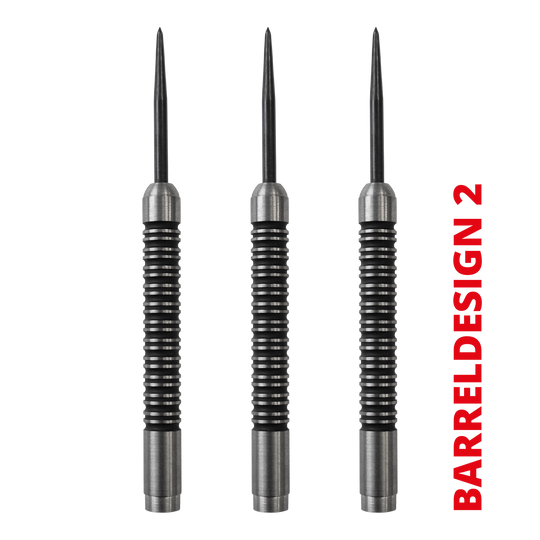 Das Bild zeigt die Super Grip 85 % Steeldart Barrels. Diese Barrels sind besonders für Steeldartspieler geeignet.