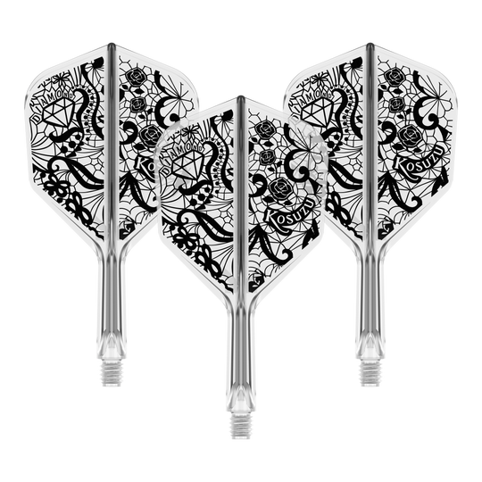 Target Japan K-Flex Diamond No6 Flight Shaft System Zu sehen ist das Target Japan K-Flex Diamond No6 Flight-Shaft-System in 19mm. Es handelt sich um eine Komponente für Dartpfeile.