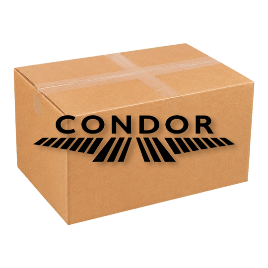 Die Darstellung zeigt die McDart Mystery-Box - Condor. Diese Überraschungsbox enthält exklusive Condor Dart-Produkte.