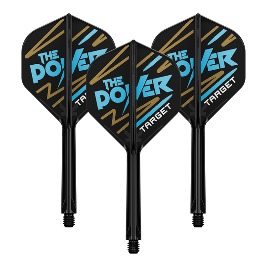 Target K-Flex Phil Taylor No2 Standard Flight Shaft System Dieses Bild zeigt eine Packung Target K-Flex Phil Taylor No2 Standard Flights mit einer Länge von 33 mm. Es handelt sich um Zubehör für Dartscheiben oder Dartpfeile.