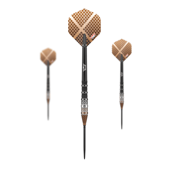 Bulls NL Max Hopp 95% Convertible Points Steeldarts Das Bild zeigt die Bulls NL Max Hopp 95% Convertible Points Steeldarts als Set. Ideal für professionelle Spieler und Sammler.