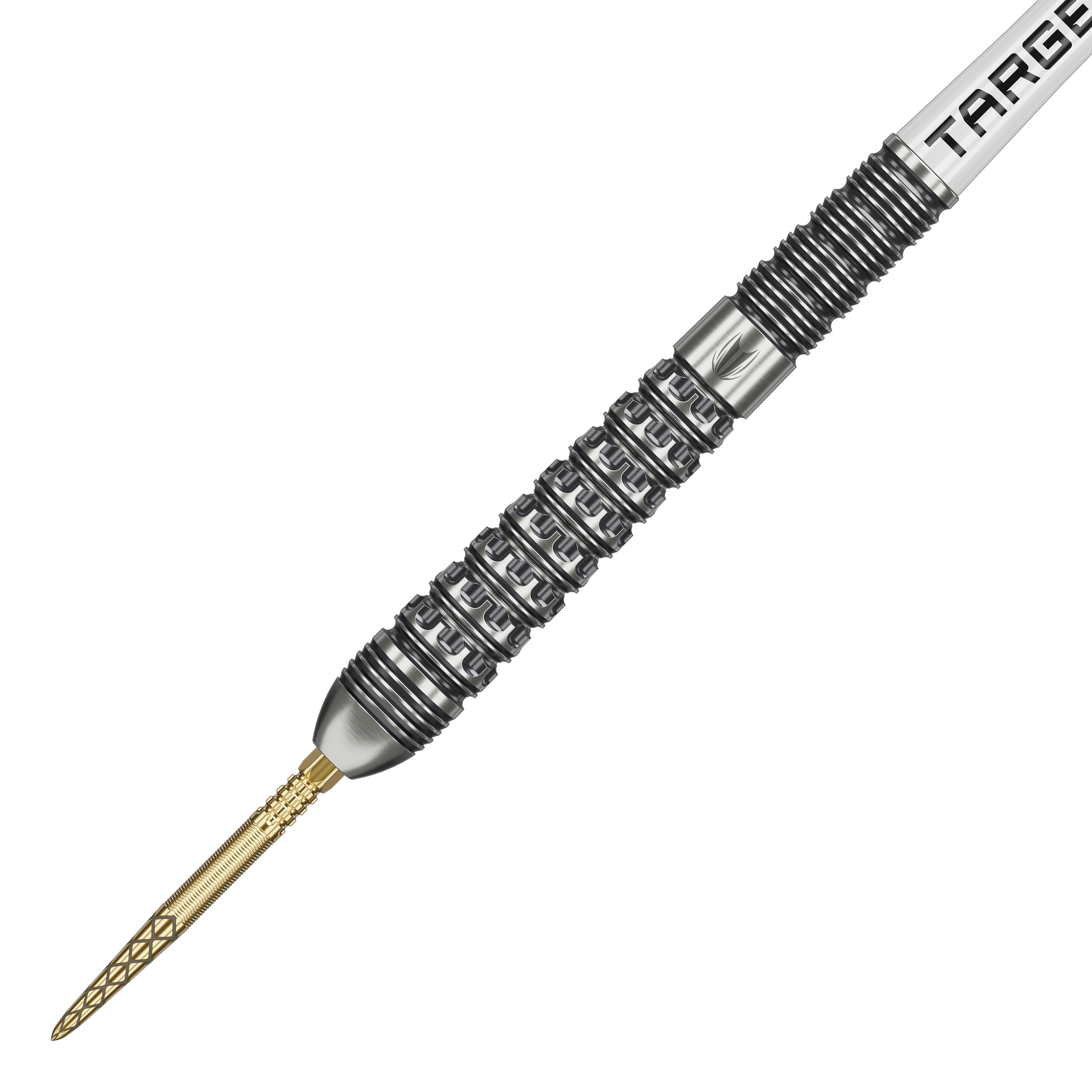 Das Bild zeigt die Target Redux 03 Swiss Point Steeldarts. Es handelt sich um hochwertige Darts für präzises Werfen.